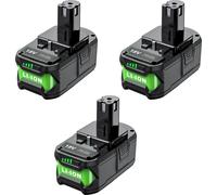 Batterie de rechange, capacité 8000mAh, compatible avec les outils électriques Ryobi, 3PCS 8.0