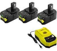 Batterie de rechange, capacité de 6,0Ah, compatible avec plusieurs modèles, 3 6000 charges individuelles