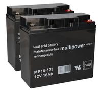 Batterie de rechange compatible avec les modèles APC - Dell UPS RBC7 Multipower