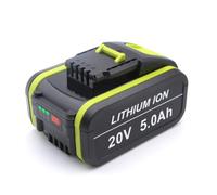 Batterie de Rechange de 5,0 Ah pour Worx WA3551 20 V Rechargeable, Compatible avec Les modèles Worx 20 V : WA3553, WA3551, WA3556, WA3551.1, WA3644, WA3572, WX390, WX176 et WX178