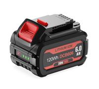 Batterie de rechange DREAMDASH 6 Ah pour batterie Dewalt Flexvolt 20/60 V 18/54 V