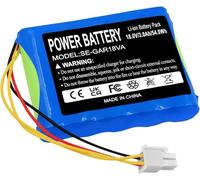 Batterie de rechange Li-ion 18 V 3000 mAh pour robot tondeuse Husqvarna Automower 310 315 430X & Gardena Sileno R100Li R130Li R160Li - Remplace 589586201 5848528-01 Batterie à monter soi-même