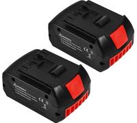 Batterie de rechange, Li-Ion 6000mAh, compatible avec les outils 18V Bosch, 2 pièces