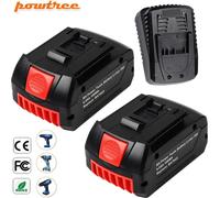 Batterie de rechange, Li-Ion 6000mAh, compatible avec les outils Bosch 18V, chargeur2Batterie