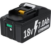 Batterie de rechange Makita 18V Li-Ion, grise, compatible avec BL1830/BL150B/BL1860B, pour marteau perforateur et outillage électroportatif
