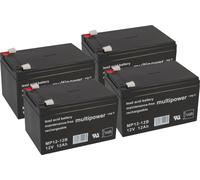 Batterie de rechange pour Belkin OmniGuard F6C320-RKM-2U Batterie de marque avec VdS MP12V 12Ah 6,3