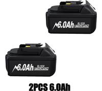 Batterie de rechange pour Makita, 18V 6,0Ah, violet, compatible avec les outils électroportatifs BL1830/BL1840/BL1840B/BL1850/BL1850B/BL1890