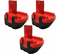 Batterie de rechange pour outils Bosch, capacité 3500mAh, compatible avec plusieurs modèles, pack de 3 3500mAh
