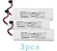 Batterie de rechange pour robot aspirateur - Li-Ion 14,4 V 5200 mAh - Modèle P2008-4S2P - Lot de 3 pièces - Compatible avec les modèles S10, D9, F9, L10 Pro et L10 Plus