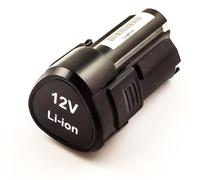 Batterie de rechange pour Worx, compatible avec les modèles WA3505 et WA3509, Li-ion, 12 V, 2 000 mAh, 24,0 Wh, noire