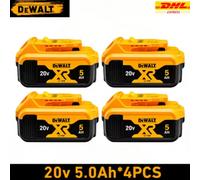 Batterie de remplacement 100% originale 20V 6.0Ah MAX pour outils électriques DeWalt DCB184 DCB181 DCB182 DCB200 20V 5A 6A 18Volt 20v. 9Ah2pcs-dcd805-Charg