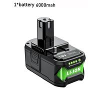 Batterie de remplacement 18V - 6,0Ah 6000mAh, batterie lithium-ion - Pour outils sans fil - Compatible avec les modèles P102, P103, P104, P105, P107, P108 - 1 pièce