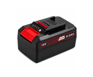 Batterie de remplacement 18V 8.0Ah Li-Ion, compatible avec le système de batteries Einhell Power X-Change, batterie pour outils avec indicateur LED