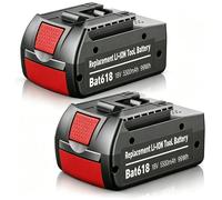 Batterie de remplacement 18V pour Bosch BAT618, lithium-ion, avec indicateur LED