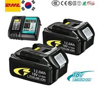 Batterie de remplacement 18V pour outils électriques sans fil Makita BL1860 BL1850 BL1840 BL1830 BL1815, batterie lithium-ion rechargeable 1PCS Makita 12Ah