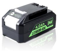 Batterie de remplacement 24 V, 4,0 Ah, compatible avec les appareils Greenworks 24 V