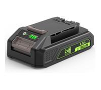 Batterie de remplacement 24V - DEBSY - Gw2430 - 4000mAh - Lithium-ion - Compatible Greenworks 24V - Indicateur LED