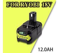 Batterie de remplacement - Batterie lithium-ion 18V pour outils - 12000 mAh - 1 pièce - Série One+ - Compatible avec les modèles P108, P107, RB18L50, RB18L40, P117
