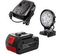 Batterie de remplacement Bosch 18V, capacité de 6000mAh, chargeur rapide 4A, Ensemble 1