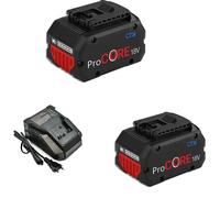 Batterie de remplacement, capacité de 10,0 Ah, technologie de cellule améliorée, 2 chargeurs Bosch