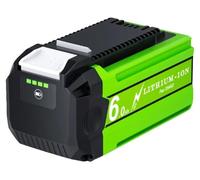 Batterie de remplacement, capacité de 6000 mAh, compatible avec les équipements d'entretien des pelouses, couleur violette