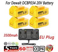 Batterie de remplacement Li-ion Bonacell DCBP034 20V 3500mAh pour outils électriques Dewalt 20V MAX DCBP520 POUR Pack de batteries DCBP034XJ 4BAT-4A Charger