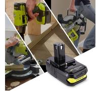 Batterie de remplacement pour Ryobi 18V 2000mAh Li-ion One + P107 P102 P103 P105 P108 P109