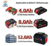 Batterie de remplacement ProCORE de la série haut de gamme 18V, nouvelle batterie 21700, adaptée aux outils Bosch 18V gamme complète, 4,0 Ah, 8,0 Ah, 12,0 Ah 15.0AhX1
