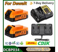Batterie de remplacement Turpow pour outils électriques Dewalt DCBP034 20V DCBP518 DCBP520 DCP580 DCB200, batterie rechargeable 1BAT