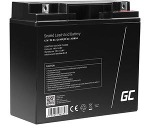 Batterie de véhicule Green Cell AGM54 AGM (Absorbed Glass Mat) 22 Ah 12 V