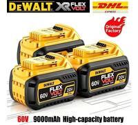 Batterie DeWALT 100% originale 20V/60V 9000mAh MAX FlexVolt pour DCB200 DCB205 DCB206 DCB209 DCB182 Batterie pour outil électrique Transport aérien BATTERY 6AH X4