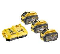 DEWALT Kit de démarrage batterie XR FLEXVOLT DCB118X3, incl. 3x batterie 54 Volts 3Ah, Bundle