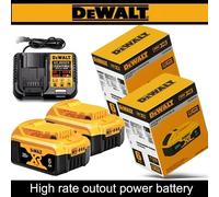 Batterie DeWalt 20V d'origine 6Ah/5Ah. Batterie d'outils remplaçable DCB606 DCB609 DCB184 DCB200 DCF845 DCF850 DCF911 DCD800 DCD805. 20V 4PCS 6.0Ah