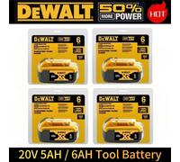 Batterie Dewalt 20V d'origine, batterie 5AH 6AH, batterie pour outils électriques DeWalt DCF DCD DCG DCS DWE, livraison gratuite par air 6Ah 3pcs