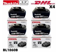 Batterie d'origine 6AH makita BL1860 18V, outils électriques, remplacement Li-ion LXT BL1850 BL1840 pour tournevis 18V avec BMS 18V 3PCS6AhSZ