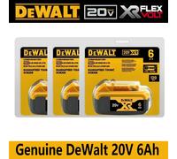 Batterie d'origine DeWalt 20V 6000mAh pour outil électrique, remplacement pour DeWalt DCB206 DCB205 DCB805 DCB200 BATTERY 5AH x4pcs