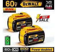 Batterie d'origine DeWALT 20V/60V 9000mAh MAX FlexVolt pour outils électriques DCB606 DCB205 DCB206 DCB209 DCB182 Transport aérien BATTERY 6AH X4