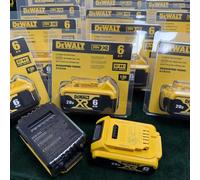 Batterie d'origine DeWalt 6.0Ah/5.0Ah 20V remplaçable DCB184 DCB200 DCF892 DCF845 DCF850 DCF911 DCD800 DCD805 pour outils 5AH 2pcs