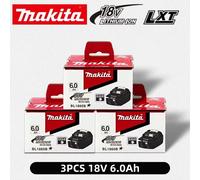 Batterie d'origine Makita BL1860 18V 6AH pour outils électriques Li-ion, remplacement LXT BL1850 BL1840 pour tournevis 18V avec BMS 18V 4PCS 6.0Ah Battery