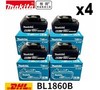 Batterie d'origine Makita BL1860 6Ah pour outils électriques, remplacement Li-ion LXT BL1850 BL1840 pour tournevis 18V avec BMS, batterie 18V Makita 6AH X3-h