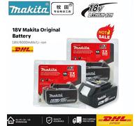 Batterie d'outil électrique rechargeable Makita 100% originale, lithium-ion LED remplaçable, 6,0 Ah 18V LXT BL1860B BL1860BL1850 BL1830 3A Fast Charger