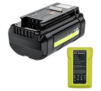Batterie d'outils 40V - Ensemble de batteries de rechange Li-Ion 6,0Ah 6000mAh - Compatible avec les modèles OP4050, OP4040, OP4026, Ry40200, RY40430 - Ensemble comprenant 1 batterie et 1 chargeur