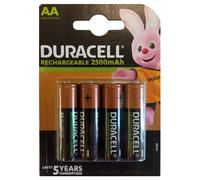 Duracell Batterie rechargeable HR6/AA 2500 mAh 4 pièces