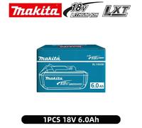 Batterie et chargeur pour tournevis Makita BL1860 BL1850B BL1850 BL1840 BL1830 18v, batteries de remplacement pour outils électriques 4PCS 6.0Ah Battery