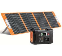 Batterie externe - Centrale d'alimentation - Module de charge portable - Alimentation de secours - Chargeur solaire - Puissance de 200W