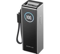Batterie externe EcoFlow RAPID 25000 mAh, 170W, câbles intégrés 100W, Gris