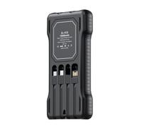 Batterie Externe Solaire - Chargeur Portable, Power Bank avec Lampe Torche