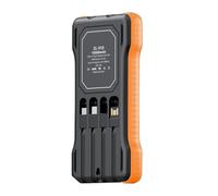 Batterie Externe Solaire - Chargeur Portable, Power Bank avec Lampe Torche