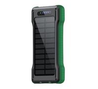 Batterie Externe Solaire - Chargeur Portable, Power Bank avec Lampe Torche