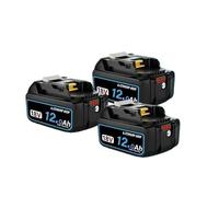 Batterie for Outils Électriques 18V 8Ah/10Ah/12Ah, Compatible avec Makita | For outils électriques, perceuse électrique légère, batterie au Lithium-Ion(3PCS 12.0Ah)